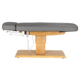 Sillon Relax · szary / jasnobrązowa · widok z boku