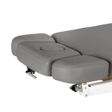 Sillon Relax · szary / jasnobrązowa · zagłówek i otwór na twarz