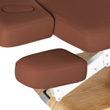 Sillon Relax · brązowy / jasnobrązowa · półka pod ramiona i zagłówek