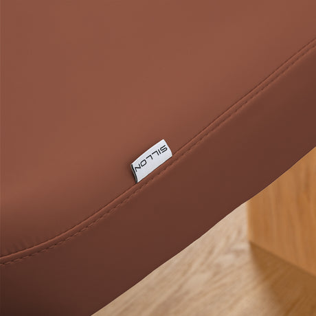 Sillon Relax · brązowy / jasnobrązowa · metka Sillon i szew
