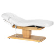 Sillon Relax · biały / jasnobrązowa · pozycja półleżąca