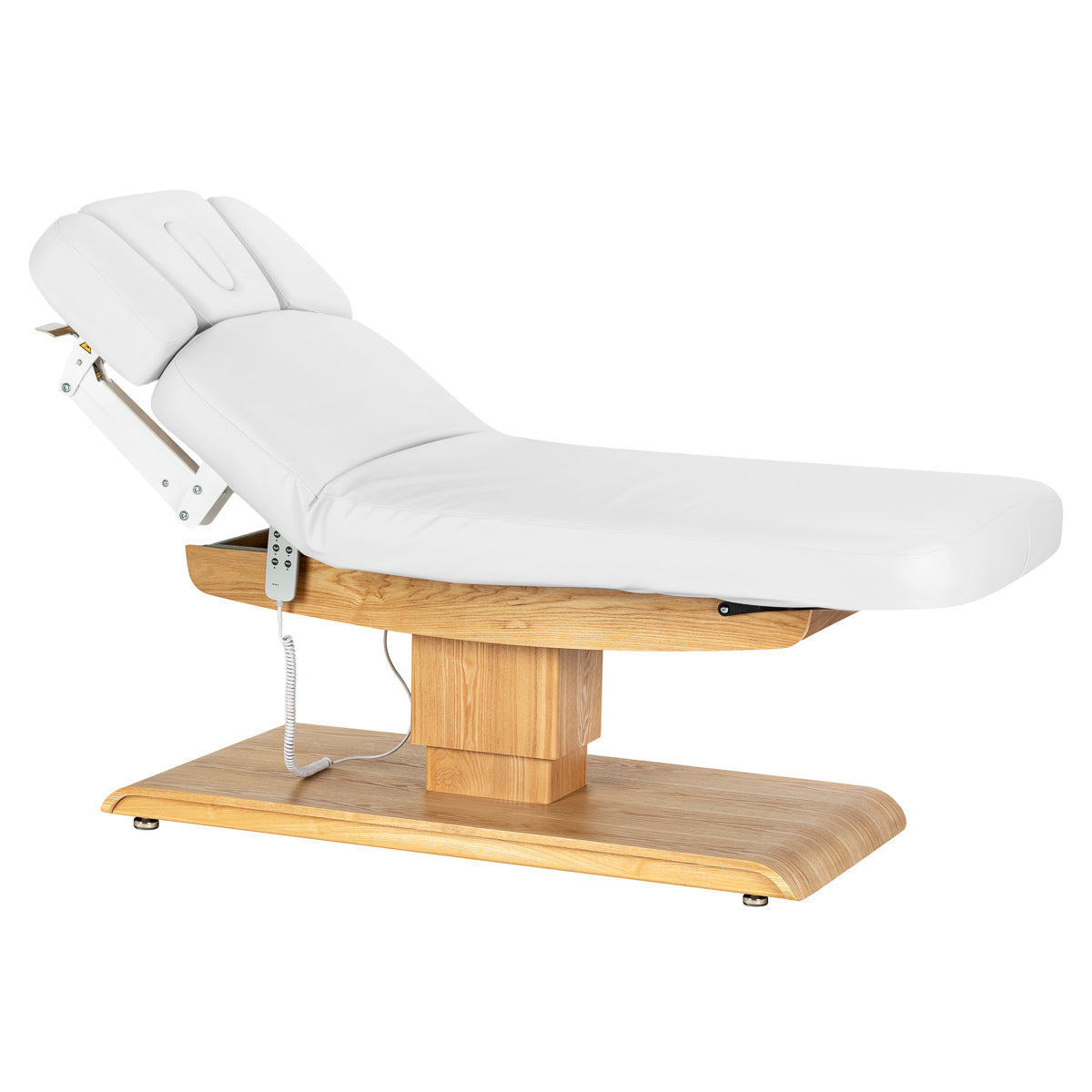 Sillon Relax · biały / jasnobrązowa · podniesione oparcie