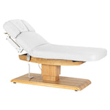 Sillon Relax · biały / jasnobrązowa · podniesione oparcie