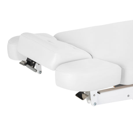 Sillon Relax · biały / jasnobrązowa · zagłówek i otwór na twarz