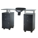 Manicure Table + HoodBD-3453+P BLACK - BVShop