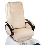 Pedicure Chair with Massage BR-3820D Cream - BVShop