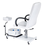 Pedicure Chair with foot massager BW-100 white - BVShop