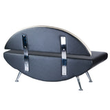 Sofa for waiting area Carini BD-6710 whiteu0142o-czarna - BVShop