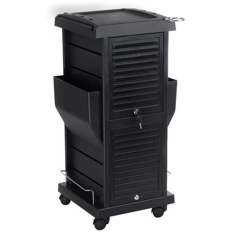 Hairdressing Helper with Curtain NG-ST006 Black - BVShop