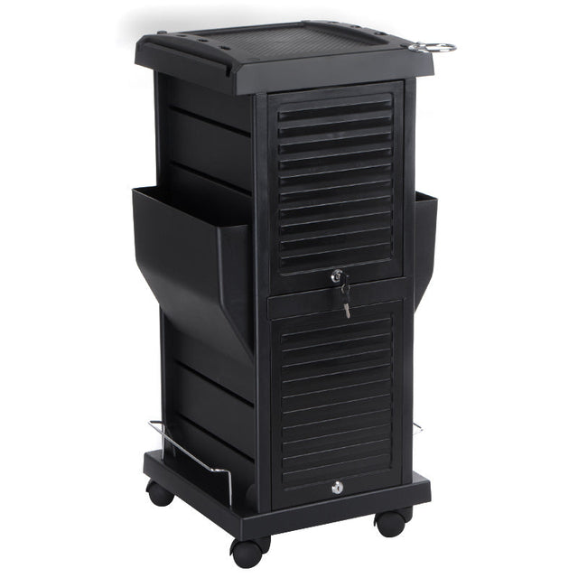 Hairdressing Helper with Curtain NG-ST006 Black - BVShop