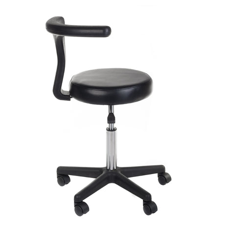 Medical Stool + Armrest NG-CH049 black - BVShop
