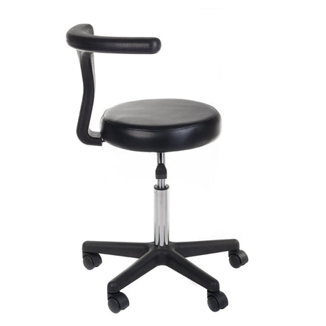 Medical Stool + Armrest NG-CH049 black - BVShop