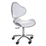 Cosmetic stool with backrest BD-9933 White - BVShop