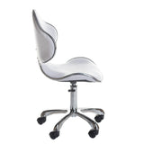 Cosmetic stool with backrest BD-9933 White - BVShop