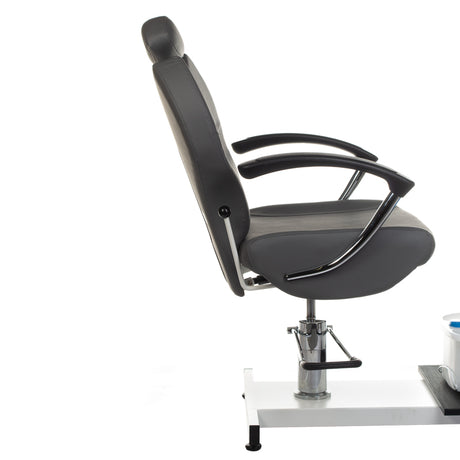 Pedicure chair with foot massager BR-2301 gray - BVShop
