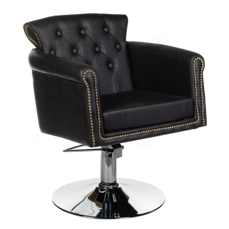 Hairdressing Chair ALBERTO BH-8038 black - BVShop