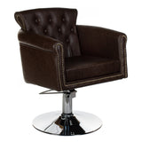 Hairdressing chair ALBERTO BH-8038 brown - BVShop