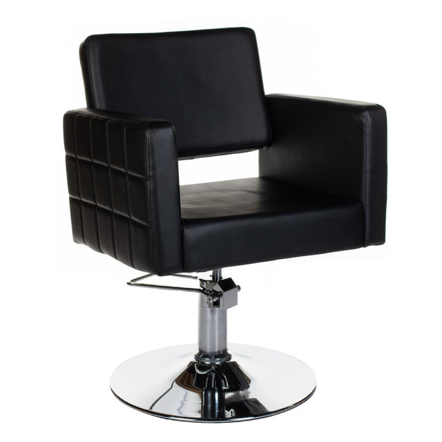 Ergonomic Hairdressing Chair Ernesto Black BM-6302 - BVShop
