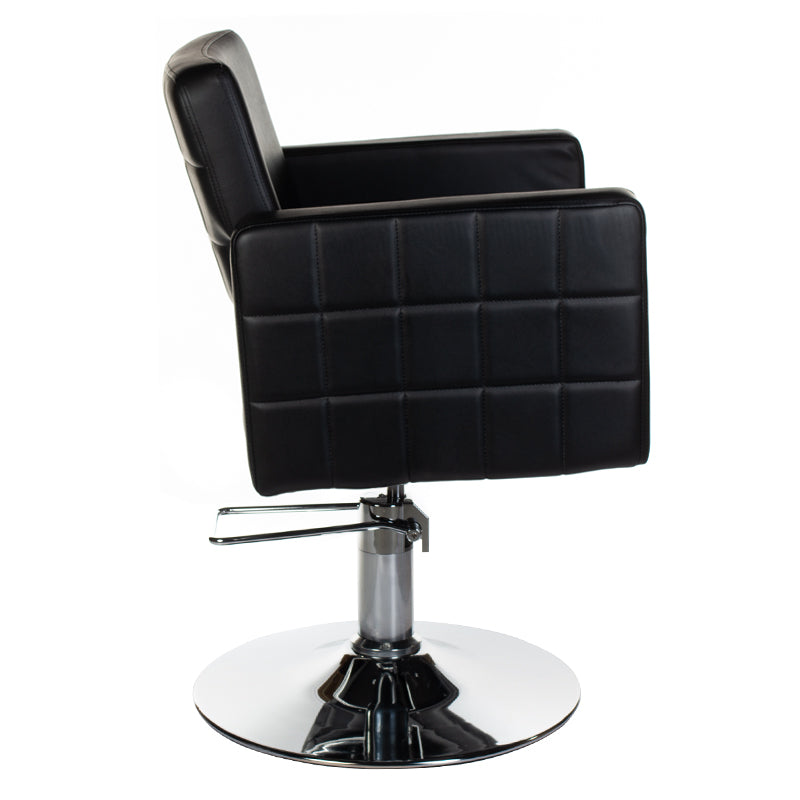 Ergonomic Hairdressing Chair Ernesto Black BM-6302 - BVShop