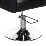 Ergonomic Hairdressing Chair Ernesto Black BM-6302 - BVShop