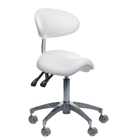 Medical stool with backrest BD-Y925 White - BVShop