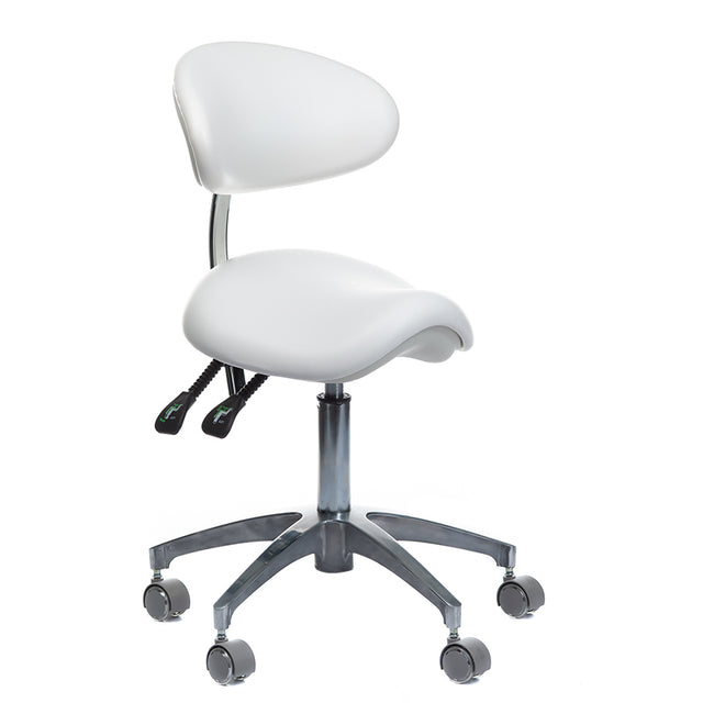 Medical stool with backrest BD-Y925 White - BVShop