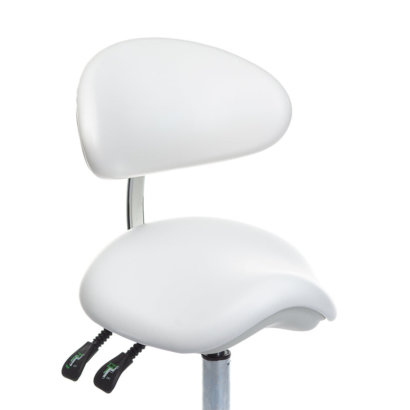 Medical stool with backrest BD-Y925 White - BVShop