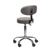 Cosmetic stool with backrest BD-9934 gray - BVShop