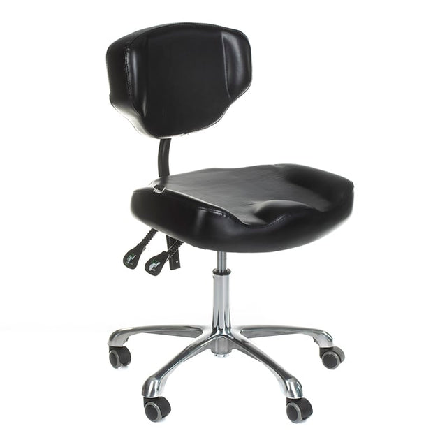 Rotating Tattoo Stool with Backrest ELMO INKOO - BVShop