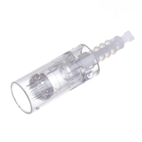 Dermapen cartridge N2/M5/M7 with 12 needles from Beauty System, showing the precise needle configuration for skin treatments.