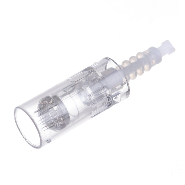 Dermapen cartridge N2/M5/M7 with 12 needles from Beauty System, showing the precise needle configuration for skin treatments.