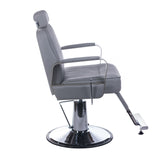 Barber Chair HOMER BH-31237 Light Gray - BVShop