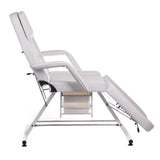 Cosmetic chair with troughs BW-262A white - BVShop