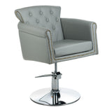Hairdressing Chair ALBERTO BH-8038 light gray - BVShop