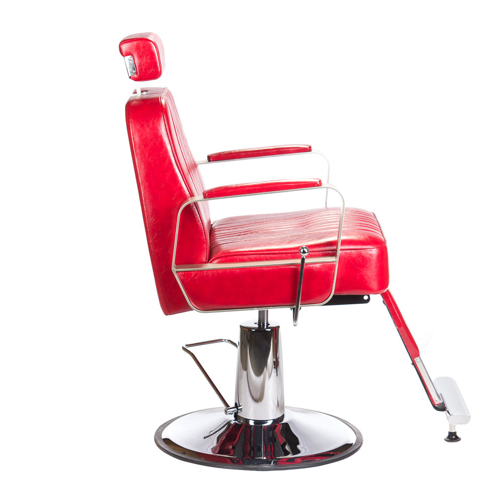 Barber chair HOMER BH-31237 Red - BVShop