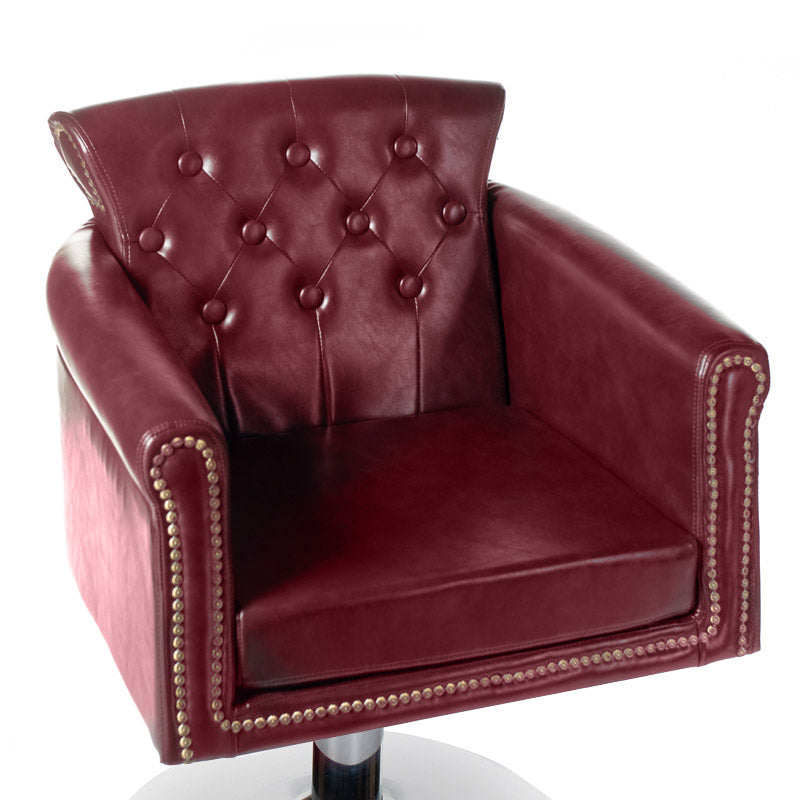 ALBERTO BH-8038 wine red Hairdressing Chair - BVShop