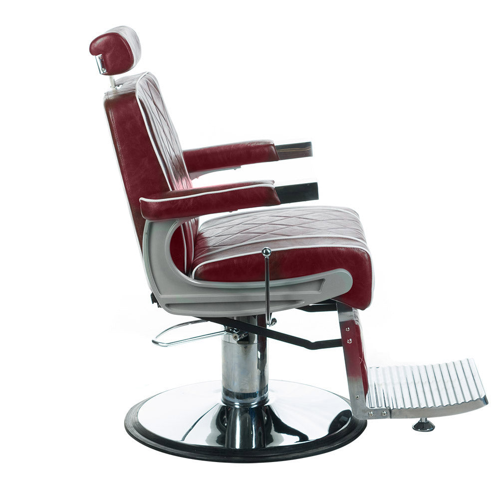 Barber chair ODYS BH-31825M Burgundy - BVShop