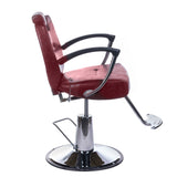 Barber chair HEKTOR BH-3208 Burgundy - BVShop