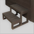 Jacuzzi steps - bronze - BVShop