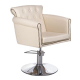 Hairdressing Chair ALBERTO BH-8038 cream - BVShop