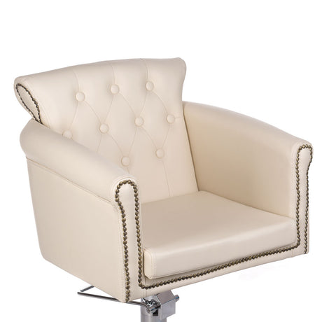 Hairdressing Chair ALBERTO BH-8038 cream - BVShop