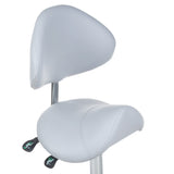 Cosmetic stool with backrest BY-3004 gray - BVShop