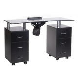 Manicure tables with a drilling hole BD-3425-1+O Cza - BVShop