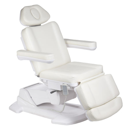 Electric beauty chair BR-6686A white - BVShop