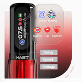 Mast Tour 2 Pro wireless tattoo machine in pink with a 3.5mm stroke, featuring a sleek design and ergonomic grip.