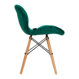 4Rico Cosmetic chair QS-186 green velvet - BVShop