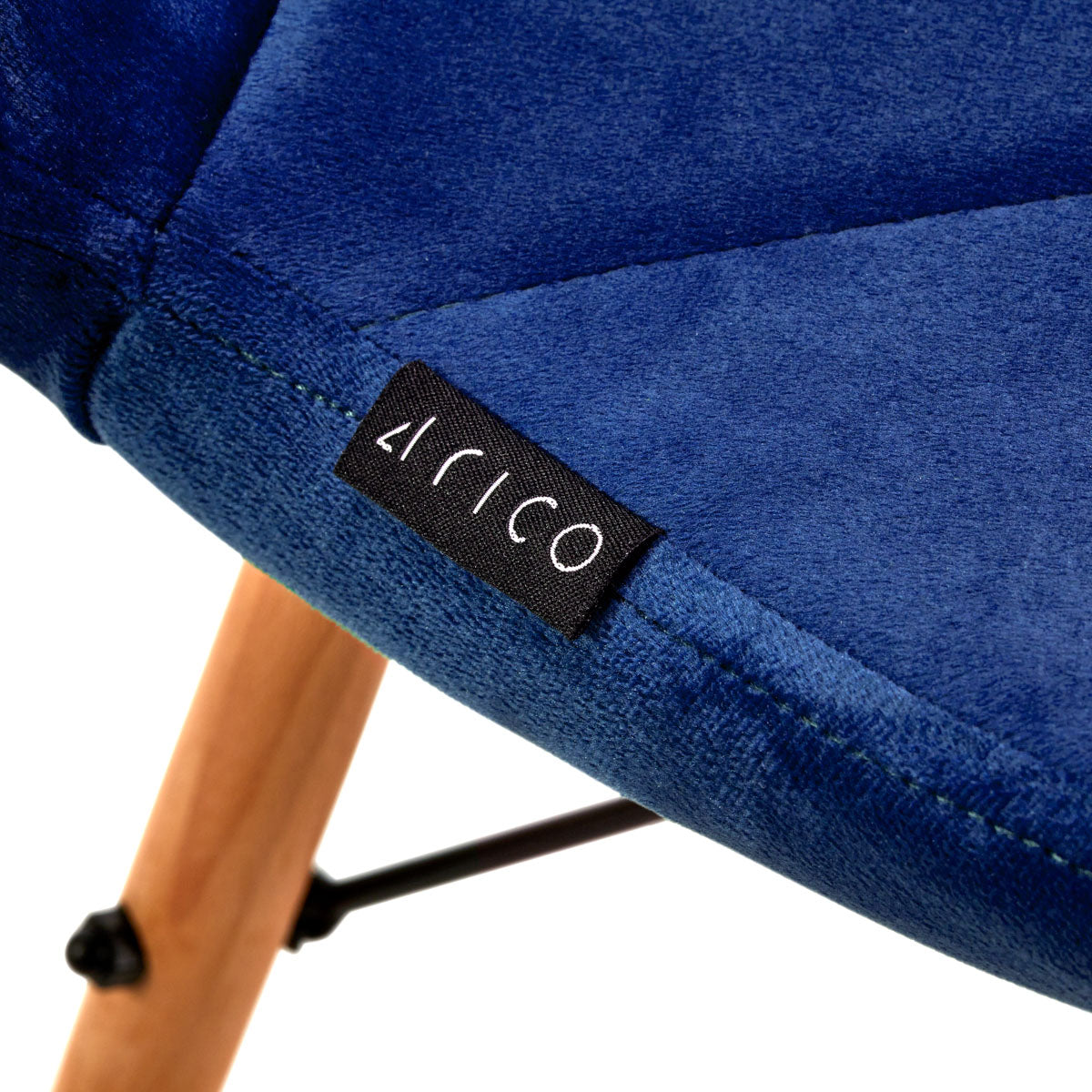 4Rico Cosmetic chair QS-186 navy velvet - BVShop