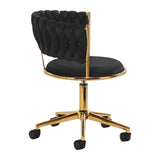 4Rico swivel chair QS-GW01G black - BVShop