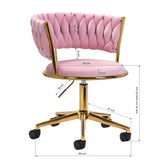 4Rico swivel chair QS-GW01G pink - BVShop