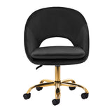 4Rico swivel chair QS-MF18G black - BVShop